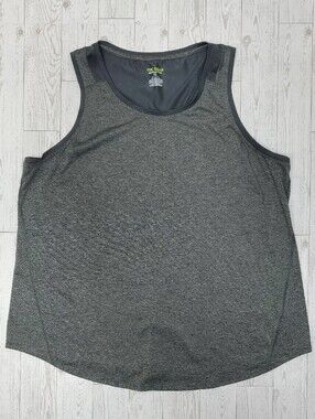 Tek Gear Grey Athletic Workout Tank Top Women's Size XL